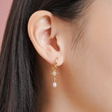 Aurea Fleurette Earrings | Made Different Co | Singapore Personalised Jewellery