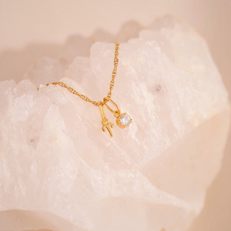 Birthstone Pendant Necklace.