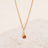 Birthstone Pendant Necklace.