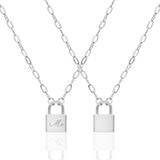Kei Lock Necklace (Couple Set) | Made Different Co | Singapore Personalised Jewellery