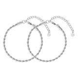 Rope Chain Couple Bracelets | Made Different Co | Singapore Personalised Jewellery