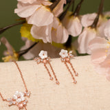 Cassia Gardenia Earrings | Made Different Co | Singapore Personalised Jewellery