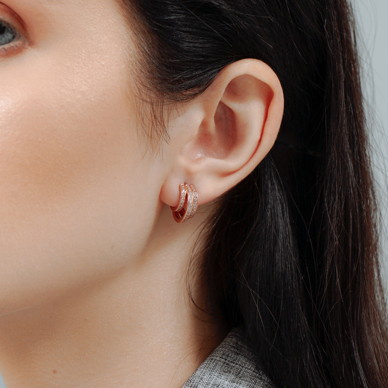 Tessa Trio Hoops.