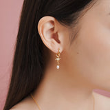 Aurea Fleurette Earrings | Made Different Co | Singapore Personalised Jewellery