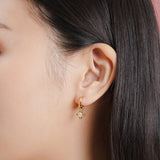 Aurea Fleurette Earrings | Made Different Co | Singapore Personalised Jewellery