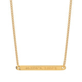 Baylor Bar Necklace | Made Different Co | Singapore Personalised Jewellery