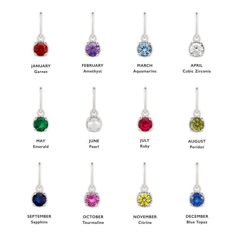 Birthstone Pendant Necklace.