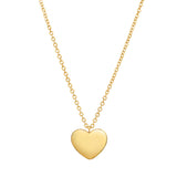 Heart Pendant Necklace (Non-Detachable) | Made Different Co | Singapore Personalised Jewellery