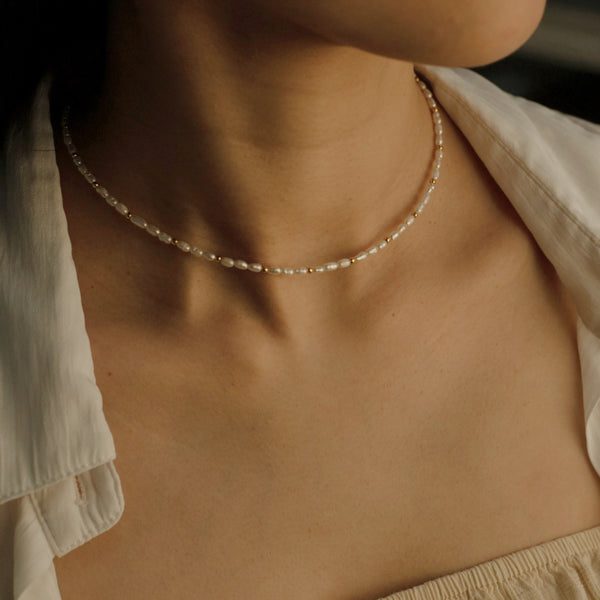 Corelia Pearl Choker