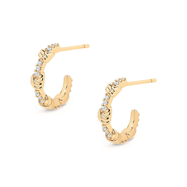 Laurette Love Knot Hoops.