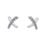 Pixie Amethyst X Studs