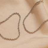 Rope Chain Couple Bracelets | Made Different Co | Singapore Personalised Jewellery