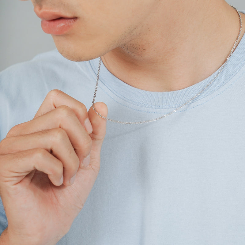 Bold Cable Chain Necklace.