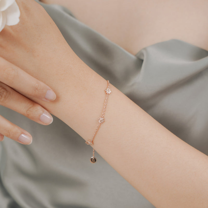 Calla Bloom Bracelet | Made Different Co | Singapore Personalised Jewellery