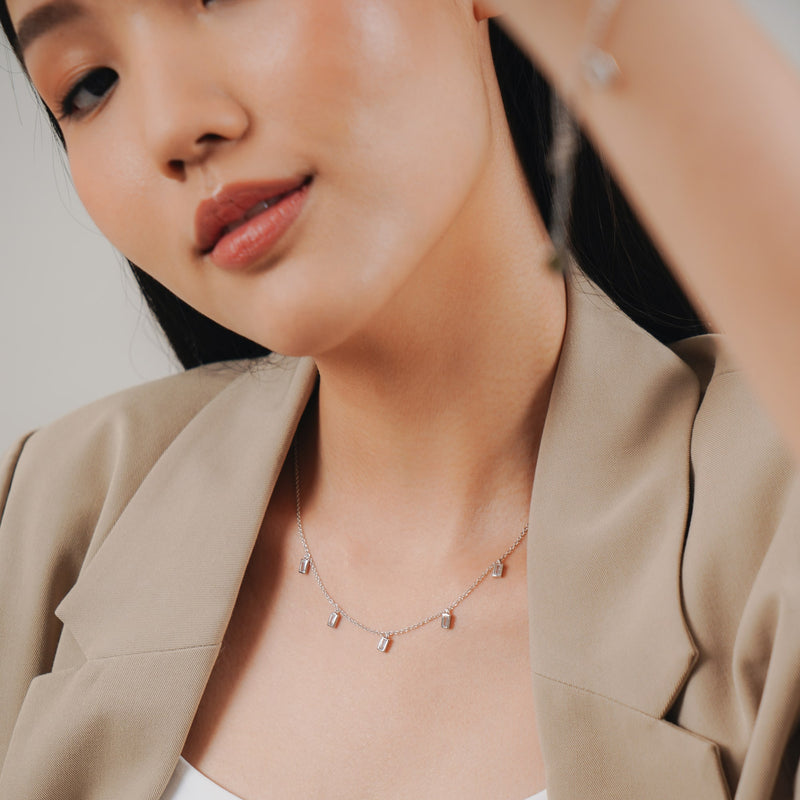 Gia Baguette Necklace
