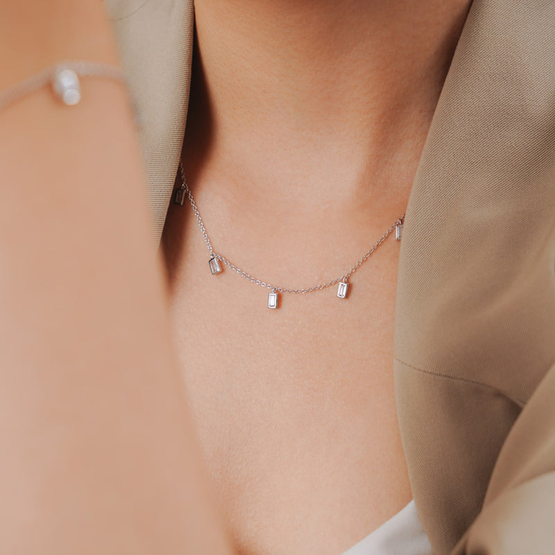 Gia Baguette Necklace