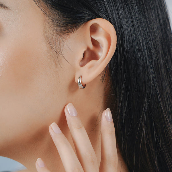 Lauryn Hoop Earrings | Made Different Co | Singapore Personalised Jewellery