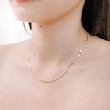 Demi Herringbone Necklace.
