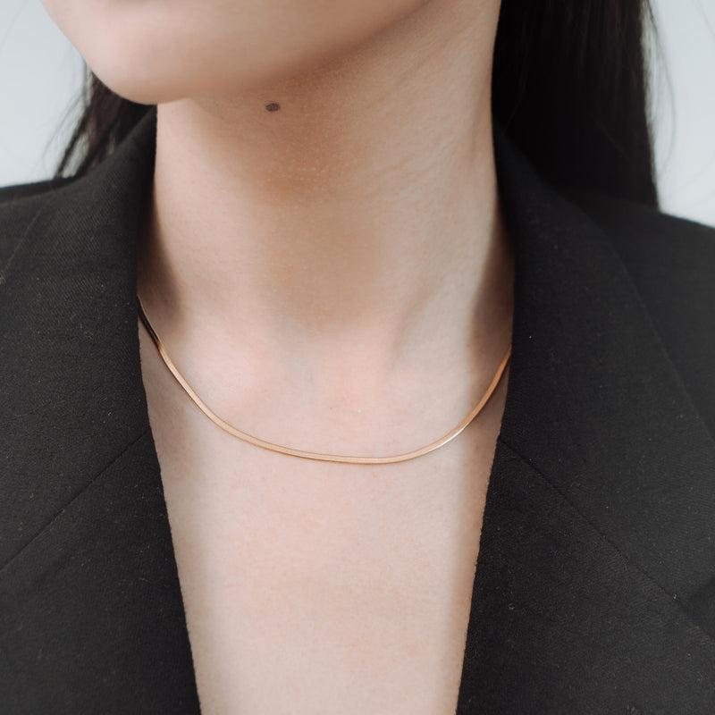 Demi Herringbone Necklace.