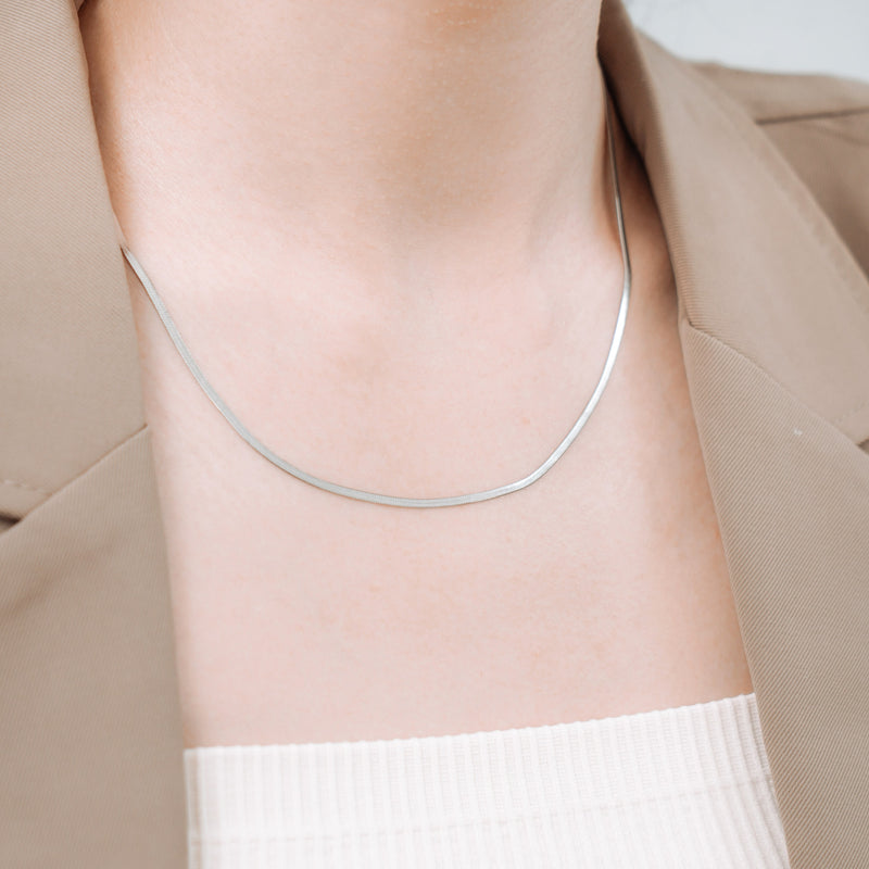 Demi Herringbone Necklace.