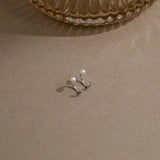 Pearl Hook Earrings.