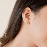 Oriana Flower Studs.