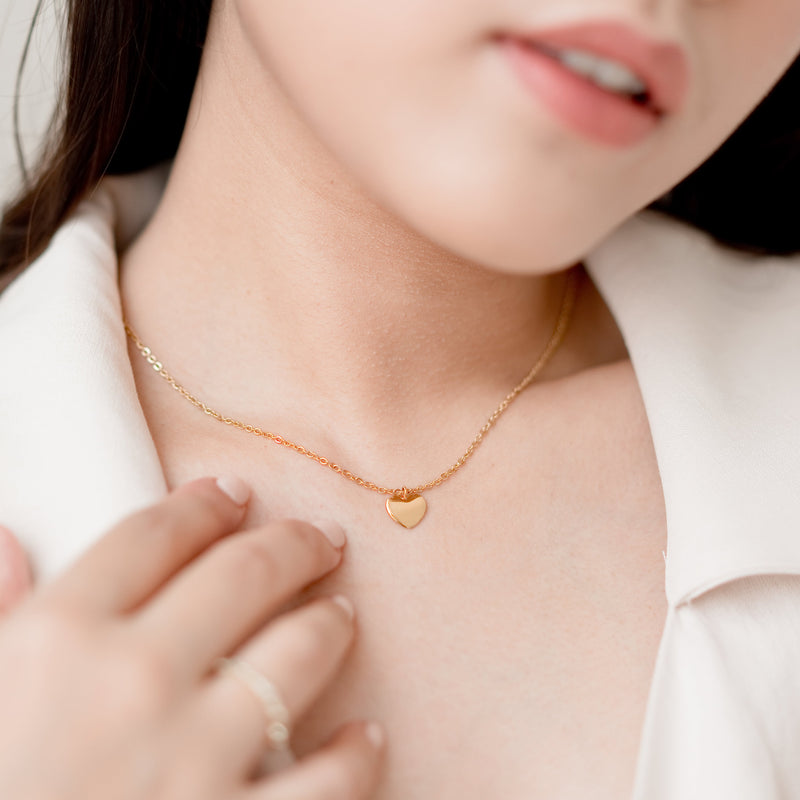 Electric Love Mini Heart Necklace - Silverado Jewellery