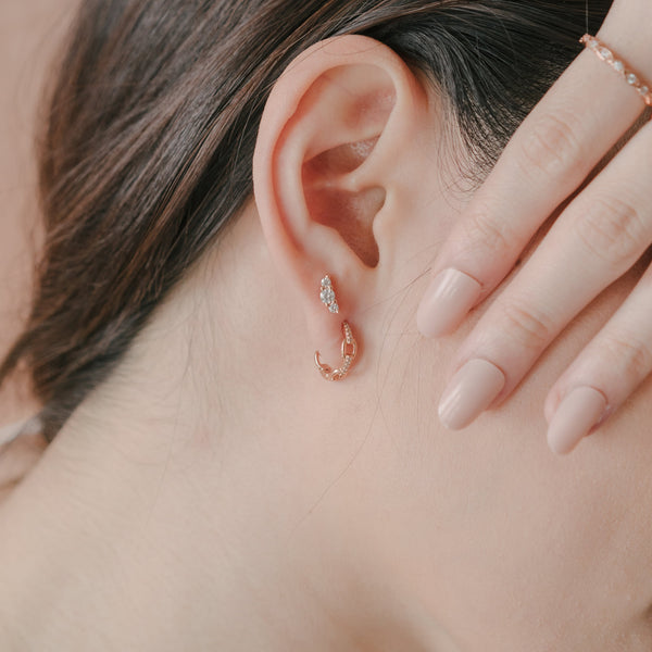 Arya Barbell Earrings Made Different Co.
