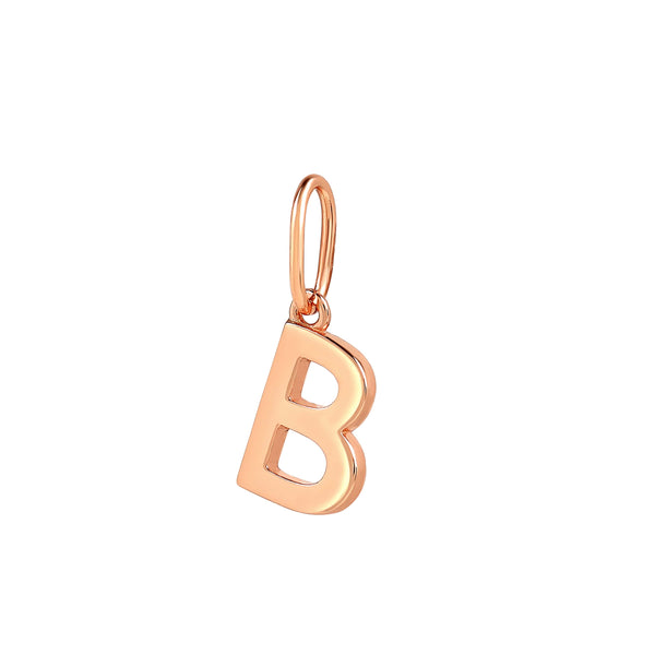 Initial Charm Pendant.