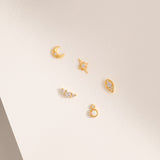 Arya Barbell Earrings Made Different Co.