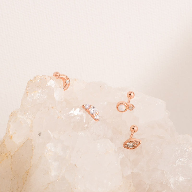 Arya Barbell Earrings Made Different Co.