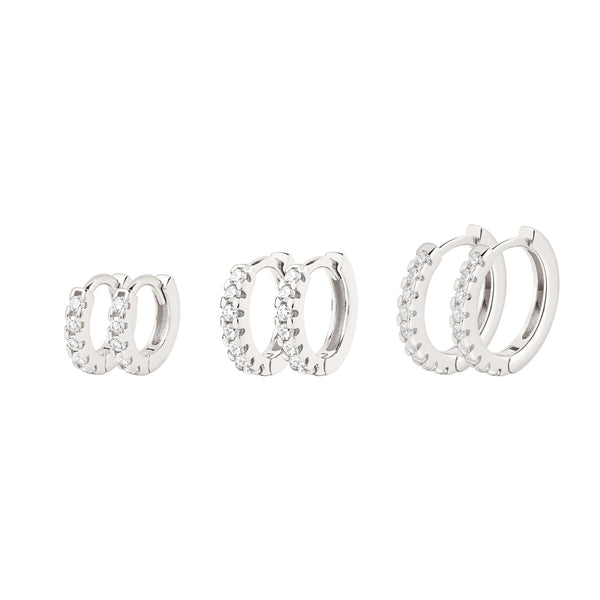 Cami Cubic Hoops | Made Different Co | Singapore Personalised Jewellery