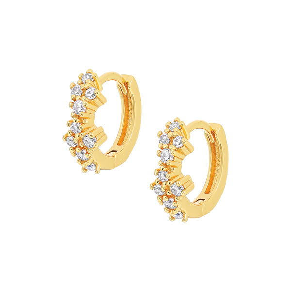 Chiara Crystal Hoops.