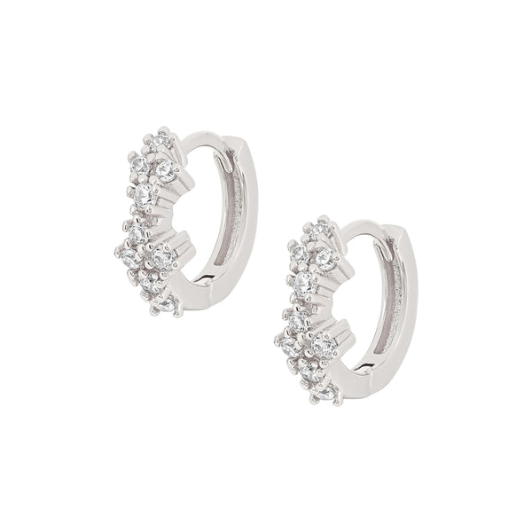 Chiara Crystal Hoops.