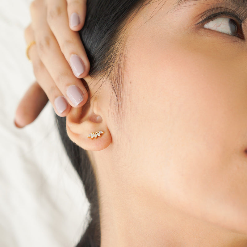Octavia Marquise Studs Made Different Co.