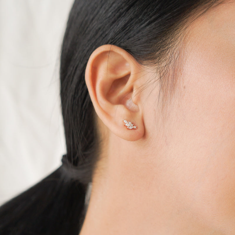 Faye Cubic Studs.