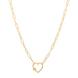 Demi Heart Necklace.