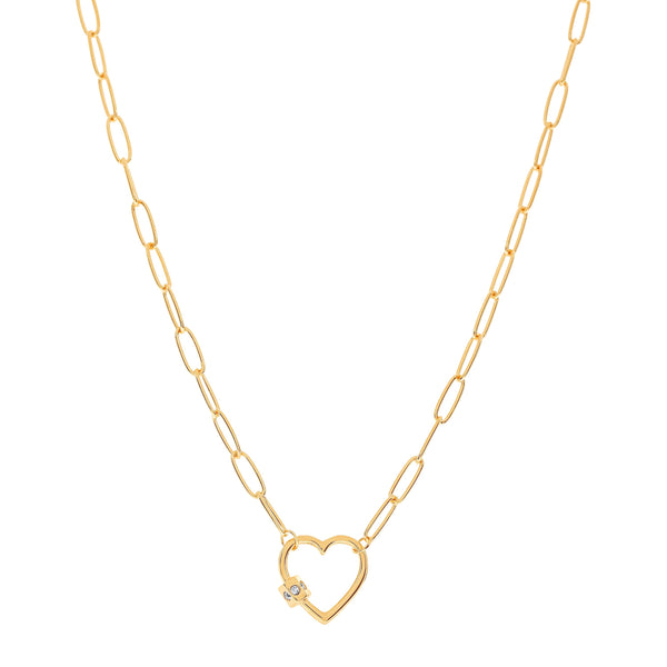 Demi Heart Necklace.