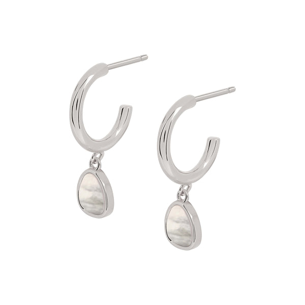 Elouise Mother of Pearl Earrings Made Different Co