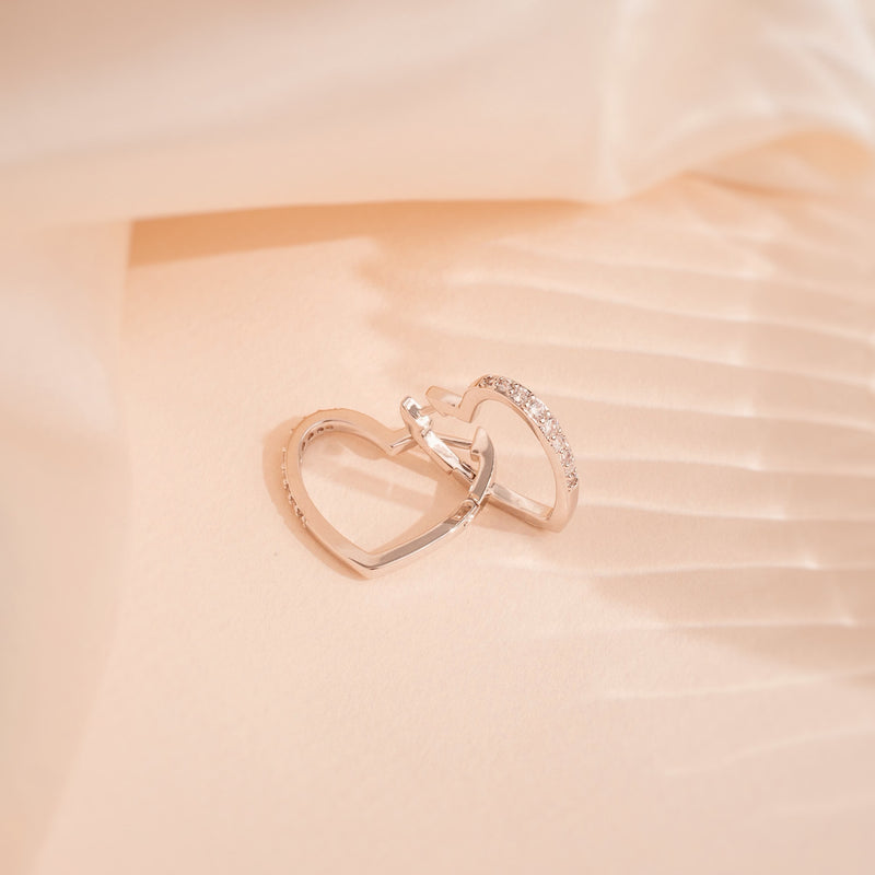 Glenda Studded Hoops Made Different Co.