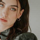 Glenda Studded Hoops Made Different Co.