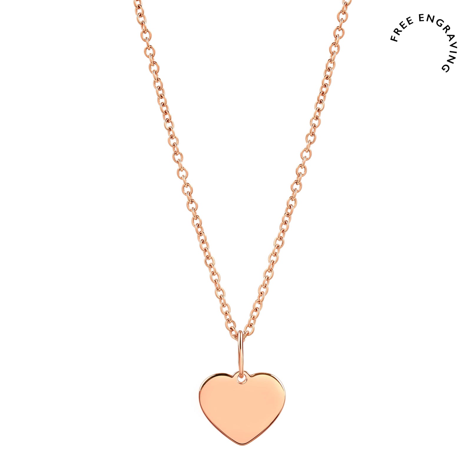 thumbnail image 2 of Rose Gold Tone Stainless Steel 3 Hearts Pendant Necklace - Women's Wedding Party Jewelry Gift 2 of 5
