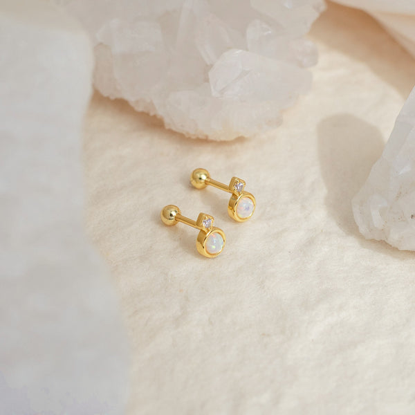 Leia Barbell Earrings.