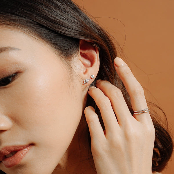 Faye Cubic Studs.