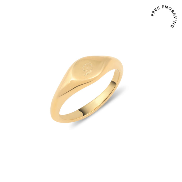 Mini Signet Ring.