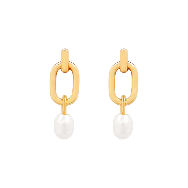 Olivine Pearl Studs.