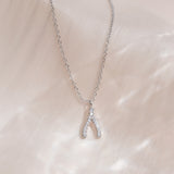 Reina Wishbone Necklace.