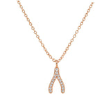 Reina Wishbone Necklace.