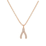 Reina Wishbone Necklace.