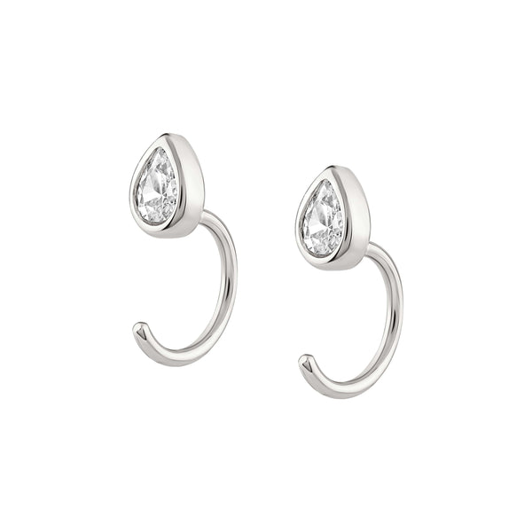 Teardrop Hook Earrings.